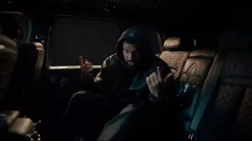 Chrome Hearts Black Full Leather Hoodie worn by Drake in Drake - What's Next (Official Music Video)