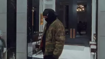 Nike Black Hyperwarm Balaclava worn by Drake in Drake - Toosie Slide (Official Music Video)