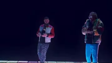 Levi's x Damien Hirst x Andy Warhol Black Allover Crystal Skull Jeans worn by Drake in Future - Life Is Good (Official Music Video) ft. Drake