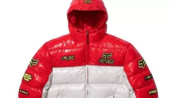 Supreme Fox Racing Shiny Down Jacket