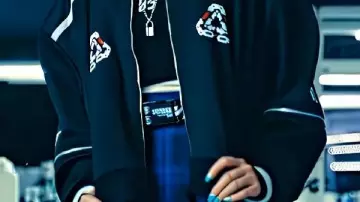 Black Bomber Jacket worn by (Rei Kamiki) in Alice in Borderland