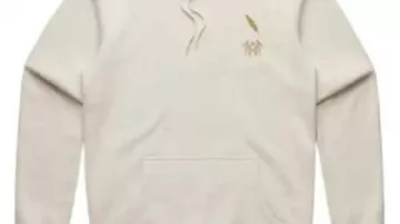 Feathered Host Cream Hoodie worn by Sleep Token in Even In Arcadia