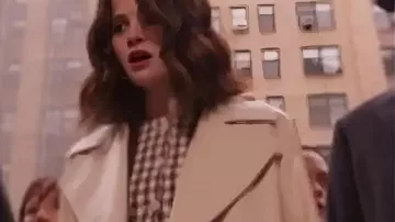 Only Murders In The Building S05 Mabel Mora Trench Coat worn by Mabel Mora (Selena Gomez) as seen in Only Murders in the Building (S05E04)