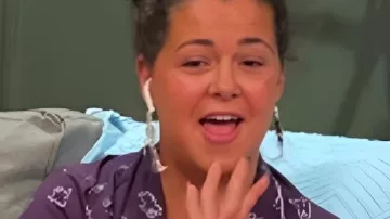 Emily Bieberly Ghost Print Pajamas worn by Self (Emily Bieberly) as seen in 90 Day Fiancé: Pillow Talk