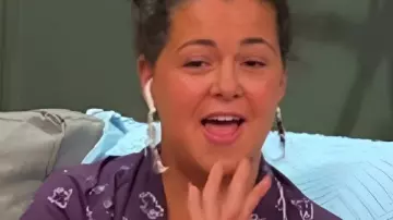 Emily Bieberly Ghost Print Pajamas worn by Self (Emily Bieberly) as seen in 90 Day Fiancé: Pillow Talk