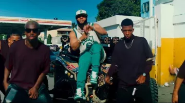 Nike Air Force 1 Low x Louis Vuitton Green worn by El Alfa in El Alfa "El Jefe" - MI LEGADO 70M x 58 (Video Oficial)