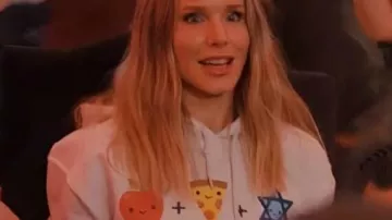 ¡Nadie quiere esto, Miriam! Sudadera con capucha usada por Joanne (Kristen Bell) como se ve en Nobody Wants This (S02)