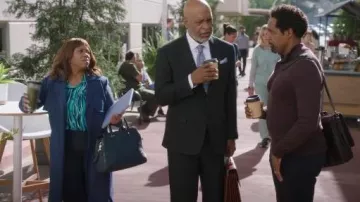 Rebecca Minkoff Amorous Satchel worn by Miranda Bailey (Chandra Wilson) as seen in Grey's Anatomy (S22E03)