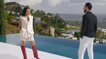 Botas Steve Madden Smith usadas por Breana Tiesi como se ve en Selling Sunset (S09E01)