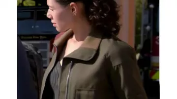Violet Mikami Chicago Fire S14 Bomber Jacket of Violet Mikami (Hanako Greensmith) in Chicago Fire (S13E22)