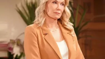 Bold and the Beautiful 2025 Brooke Logan Blazer de Brooke Logan (Katherine Kelly Lang) en The Bold and the Beautiful (T39E04)