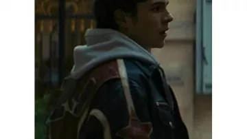Filip CULTE 2BE3 Chaqueta de cuero motero de Filip Nikolic (Antoine Simoni) en Culte - 2Be3 (S01E06)