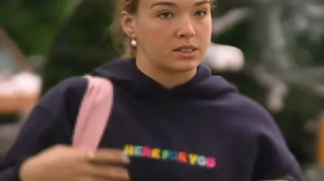 Baylen Dupree Baylen Out Loud S02 Navy "Here For You" Sudadera con capucha en Baylen Out Loud (S01E08)
