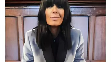 Celebrity Traitors 2025 Claudia Winkleman Belted Blazer