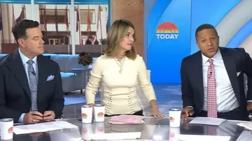 Marlo Laz Pave Clasp CLR 5.6 Chaîne forçat portée par Savannah Guthrie comme on le voit dans Today le 29 octobre 2025