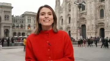 Veste thaïlandaise Sezane portée par Molly Hunter comme on le voit dans Today le 29 octobre 2025