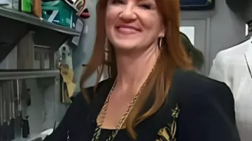 Today Show 2025 Black Floral Embellished Black Blazer worn by Ree Drummond as seen in Today