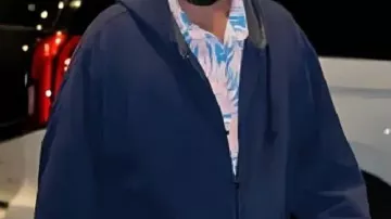 Zipper Hoodie worn by Adam Sandler in Philadelphia 2025