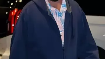 Zipper Hoodie worn by Adam Sandler in Philadelphia 2025