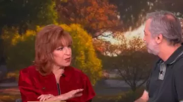 Cinq a Sept Holly Puff-Sleeve Utility Jacket worn by Joy Behar as seen in The View on October 29, 2025