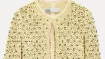 Wynn Everett Embellished Cardigan worn by Chad Power in "Chad Powers" Star Wynn Everett