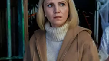 Elsbeth S3 Annaleigh Ashford Brown Hooded Jacket