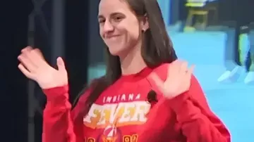 Caitlin Clark Lilly Corporate Center Fever Sweatshirt In Red in Clark, Catchings, and Capital: Hoops Events Fuel Indy’s Momentum