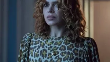 Wednesday Leopard Print Dress worn by (Isadora Caprini) as seen in Wednesday (S02E04)