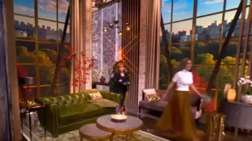 Zimmermann Tulle Maxi Skirt worn by Sunny Hostin as seen in The View on  October 30, 2025