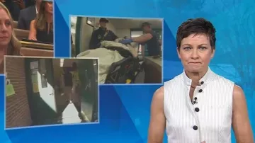 Gilet Rag & Bone Slade Ponte porté par Stephanie Gosk comme on le voit dans Today le 30 octobre 2025