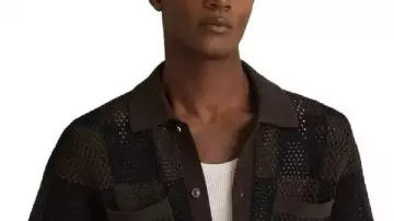 Camisa a cuadros McKinley Freeman S3 de Reasonable Doubt usada por Lewis Stewart (McKinley Freeman) en Reasonable Doubt