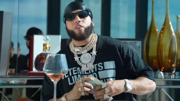 Gafas de sol Versace Black Clear Medusa Biggie usadas por El Alfa en EL ALFA "EL CAPO" ❌ NORIEL ❌ TRUENO - LOS APARATOS ✈️???? #SagitarioTheAlbum