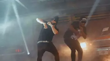 Cinturón Louis Vuitton Glitter Damier LV Pyramide usado por El Alfa en El Alfa "El Jefe" Ft. Pablo Piddy - PAKETUM #SagitarioTheAlbum