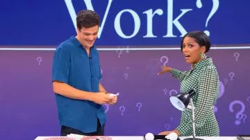Hobbs London Longstock Dress worn by Tamron Hall as seen in Tamron Hall Show on October 27, 2025