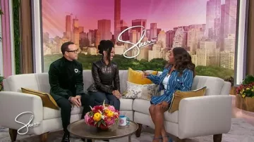 Area Sunray Denim Jacket worn by Sherri Shepherd as seen in Sherri on October 24, 2025