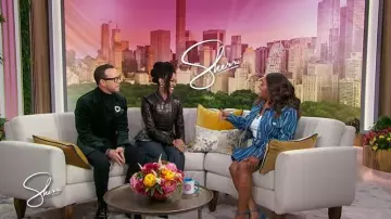 Area Sunray Denim Jacket worn by Sherri Shepherd as seen in Sherri on October 24, 2025