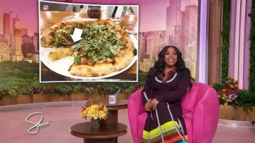 Christopher John Rogers Striped ribbed Wool-blend Maxi Dress worn by Sherri Shepherd as seen in Sherri on October 28, 2025