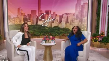 Amanda Uprichard Cavia Blazer worn by Melissa Gorga as seen in Sherri on October 29, 2025