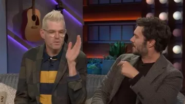 Brooks Brothers The No. 1 Sack Sport Coat in Patchwork Wool worn by Timmy Simons as seen in The Kelly Clarkson Show on October 27, 2025