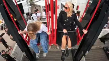 Retrofete Tammy Cargo Jean worn by Tamra Judge as seen in The Real Housewives of Orange County (S19E17)