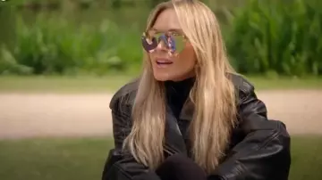 Diff Imani Designer Oversized Shield Sunglasses worn by Tamra Judge as seen in The Real Housewives of Orange County (S19E17)
