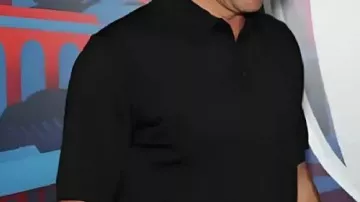 Black Polo Shirt worn by Roger Federer in Laver Cup 2025