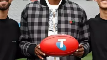 Chaqueta a cuadros usada por Snoop Dogg en Melbourne Cricket Ground