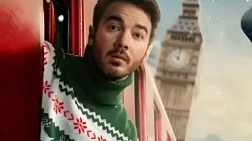 Una película navideña muy Jonas 2025 Kevin Jonas Suéter verde