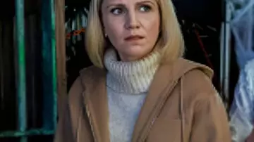 Elsbeth Season 3 Annaleigh Ashford Hooded Cashmere Jacket