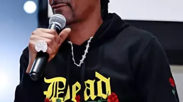Sudadera con capucha negra Snoop Dogg de la Universidad Estatal de Jackson