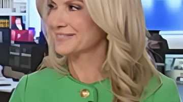 Dana Perino 2025 Green Tweed Jacket worn by Self - Co-Host (Dana Perino) as seen in America's Newsroom