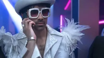 A Very Jonas Christmas Movie 2025 Joe Jonas White Jacket