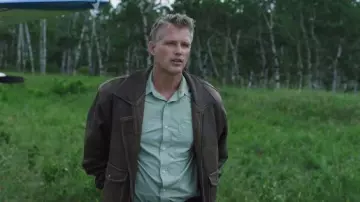 Blouson de vol en cuir de type A-2 porté par Rob Stewart tel qu’on le voit à Heartland (S19E04)