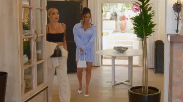 Jacquemus Femme Le Chiquito Noeud Sac porté par Bre Tiesi comme on le voit dans Selling Sunset (S09E07)